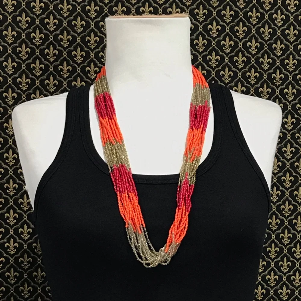Anthro “Layered Strands Necklace” - Picture 7 of 14
